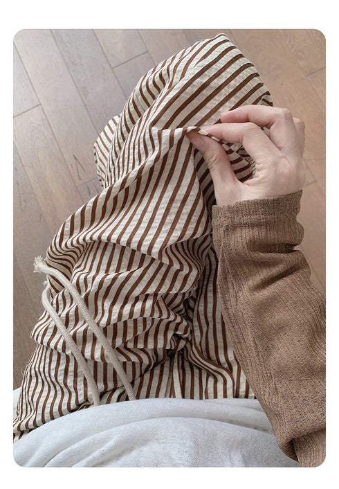 Summer Casual Stripe Loose Trousers